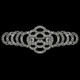 Sew-On Diamante Motif - Silver